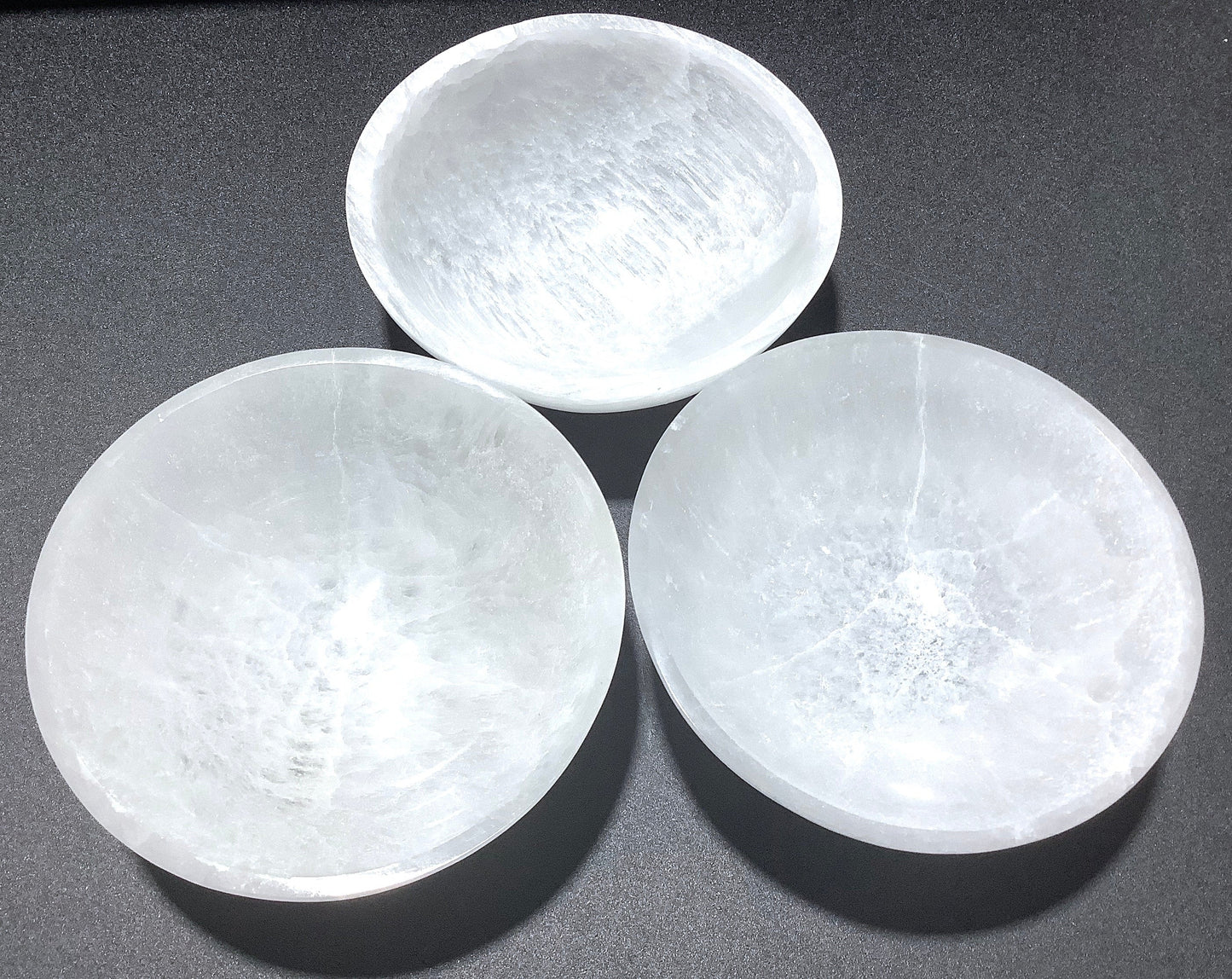 Large Selenite Crystal Bowl (5.5 Inches) Wholesale Carving
