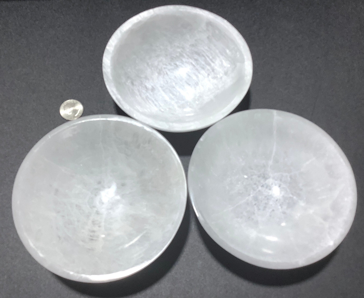 Large Selenite Crystal Bowl (5.5 Inches) Wholesale Carving