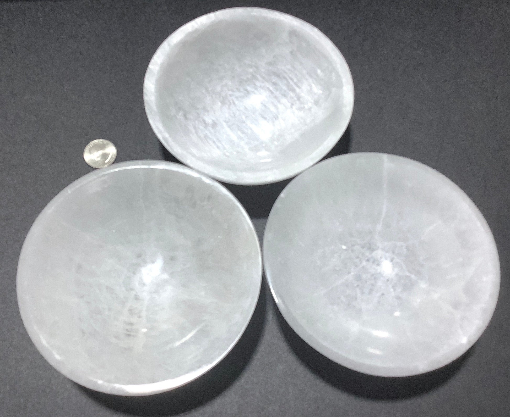 Large Selenite Crystal Bowl (5.5 Inches) Wholesale Carving