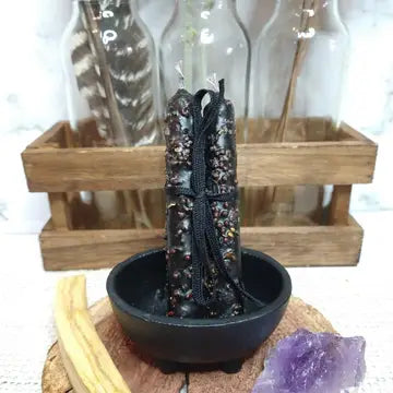 Hand Dipped Natural Soy Intention Candles for Rituals