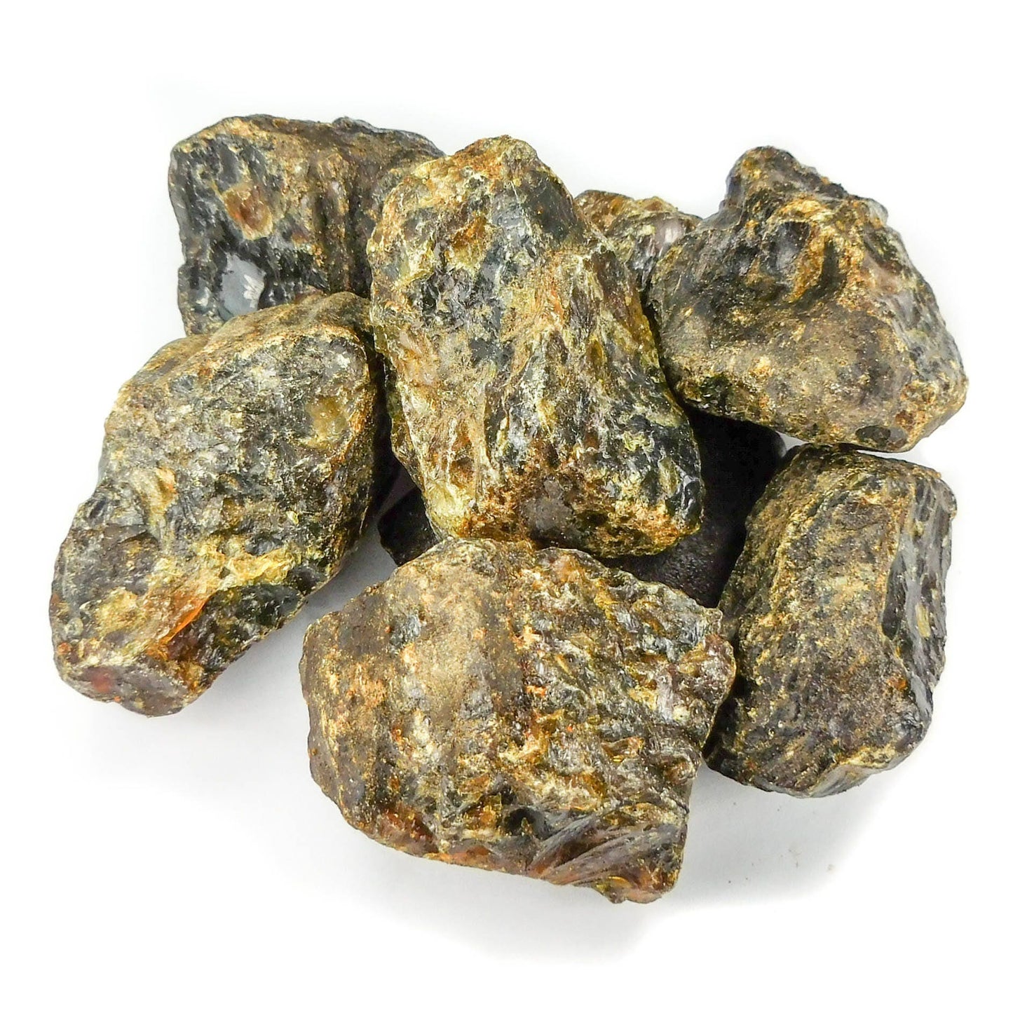 Black Amber Fossilized Tree Resin Mixed Sizes Rough Raw Stones (By The Piece or Pound)(UV Reactive) Wholesale