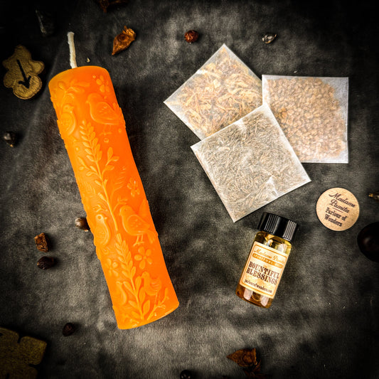 Derevo Zhyttya Tree of Life Candle Spell Kit – Growth & Spiritual Connection Ritual