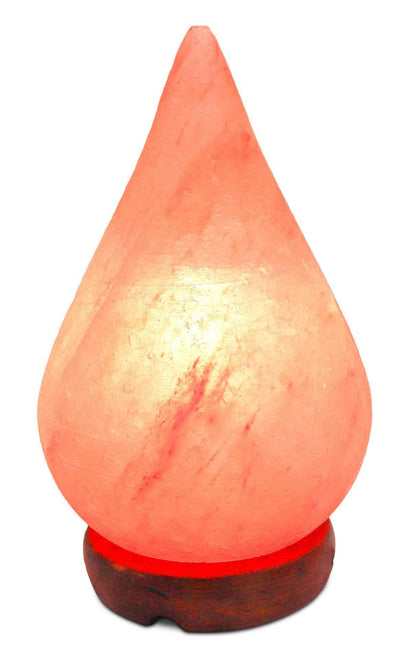 Tear Drop Shape Salt Lamp 8"
