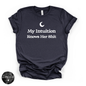 My Intuition Knows Her Sh*t Tee  (WHITE DESIGN)| Funny Witchy Graphic T-Shirt