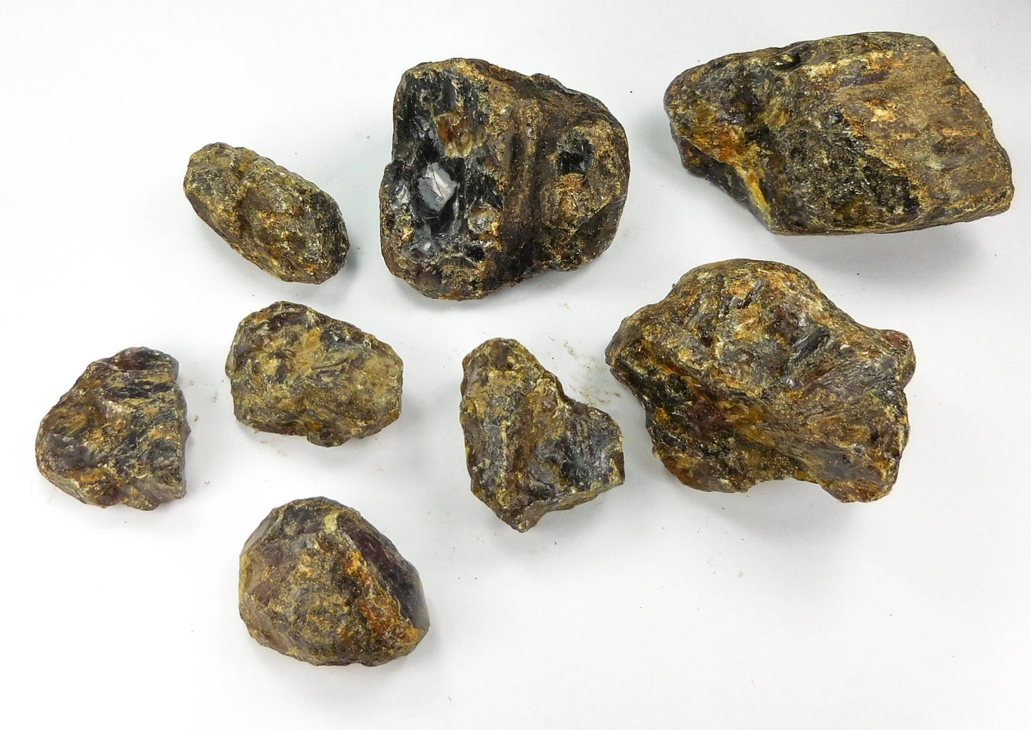 Black Amber Fossilized Tree Resin Mixed Sizes Rough Raw Stones (By The Piece or Pound)(UV Reactive) Wholesale