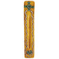 Hand Painted Mango Wood Incense Ash Catcher - Mustard Yellow
