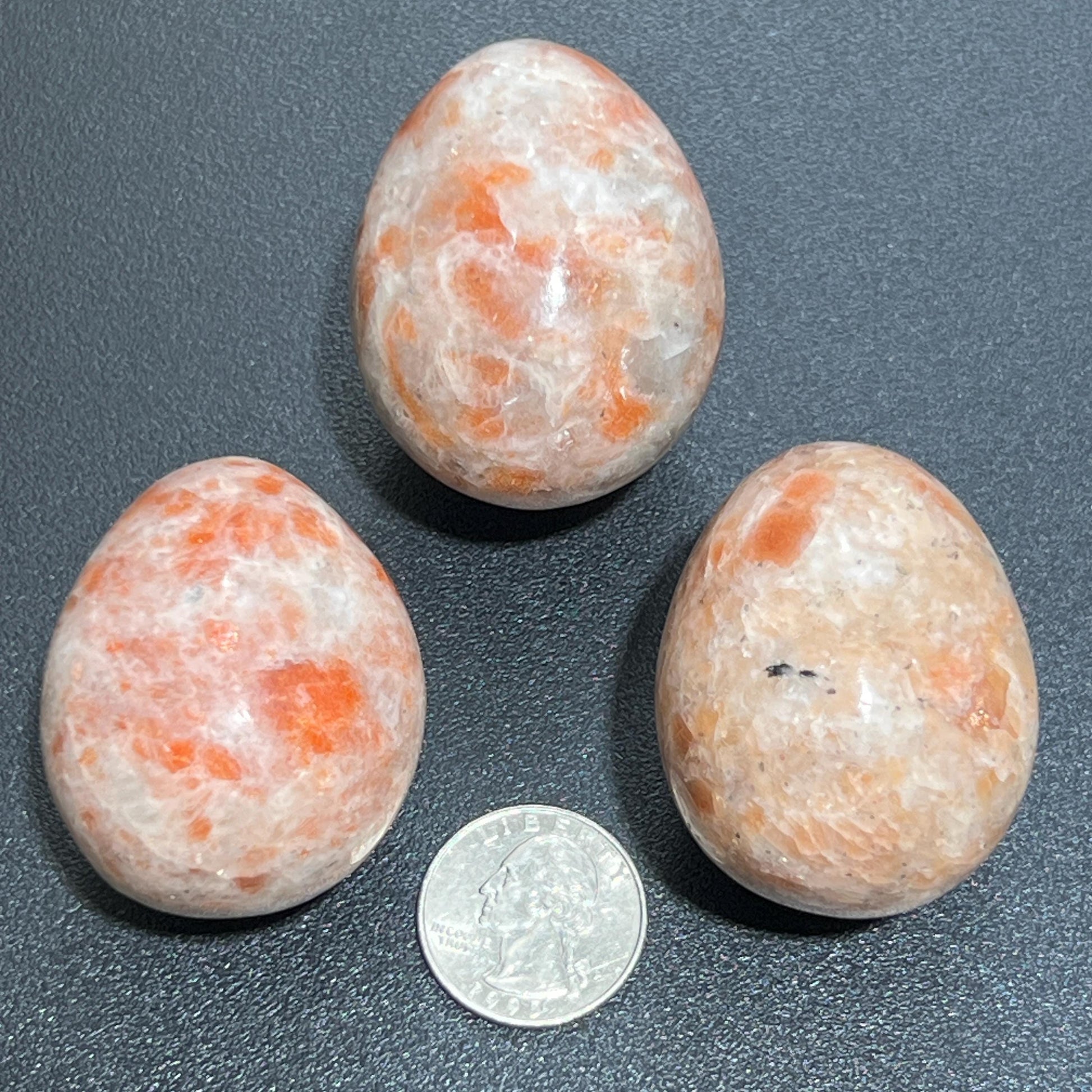 Sunstone Crystal Egg Polished Carving Wholesale Gemstone Decor