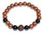 Copper w/ass't stones bracelet 8