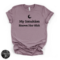 My Intuition Knows Her Sh*t Tee (BLACK DESIGN) | Funny Witchy Graphic T-Shirt