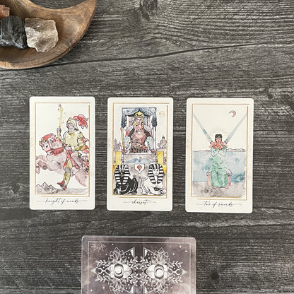 Modern Hue Tarot Deck: Reimagined Rider-Waite Watercolors