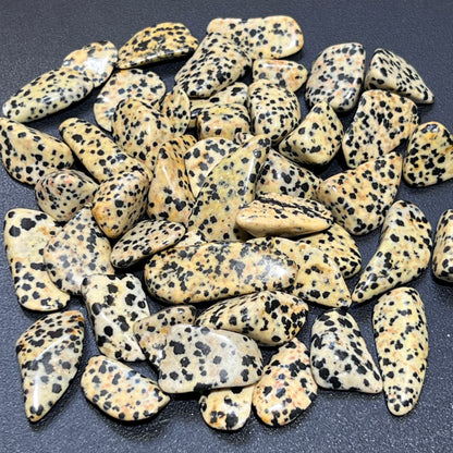 Spotted Dalmatian Jasper Tumbled Stones (By The Piece Or Pound) Wholesale