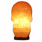 Skull Shaped Salt Lamp  - 9.5" avg. - Cord, Bulb, Dimmer