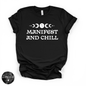 Manifest and Chill Tee ( WHITE DESIGN )| Witchy Graphic T-Shirt