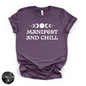 Manifest and Chill Tee ( WHITE DESIGN )| Witchy Graphic T-Shirt