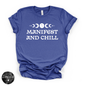 Manifest and Chill Tee ( WHITE DESIGN )| Witchy Graphic T-Shirt