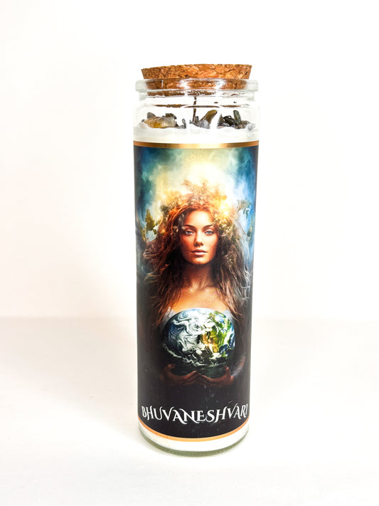 Bhuvaneshvari Crystal Altar Candle