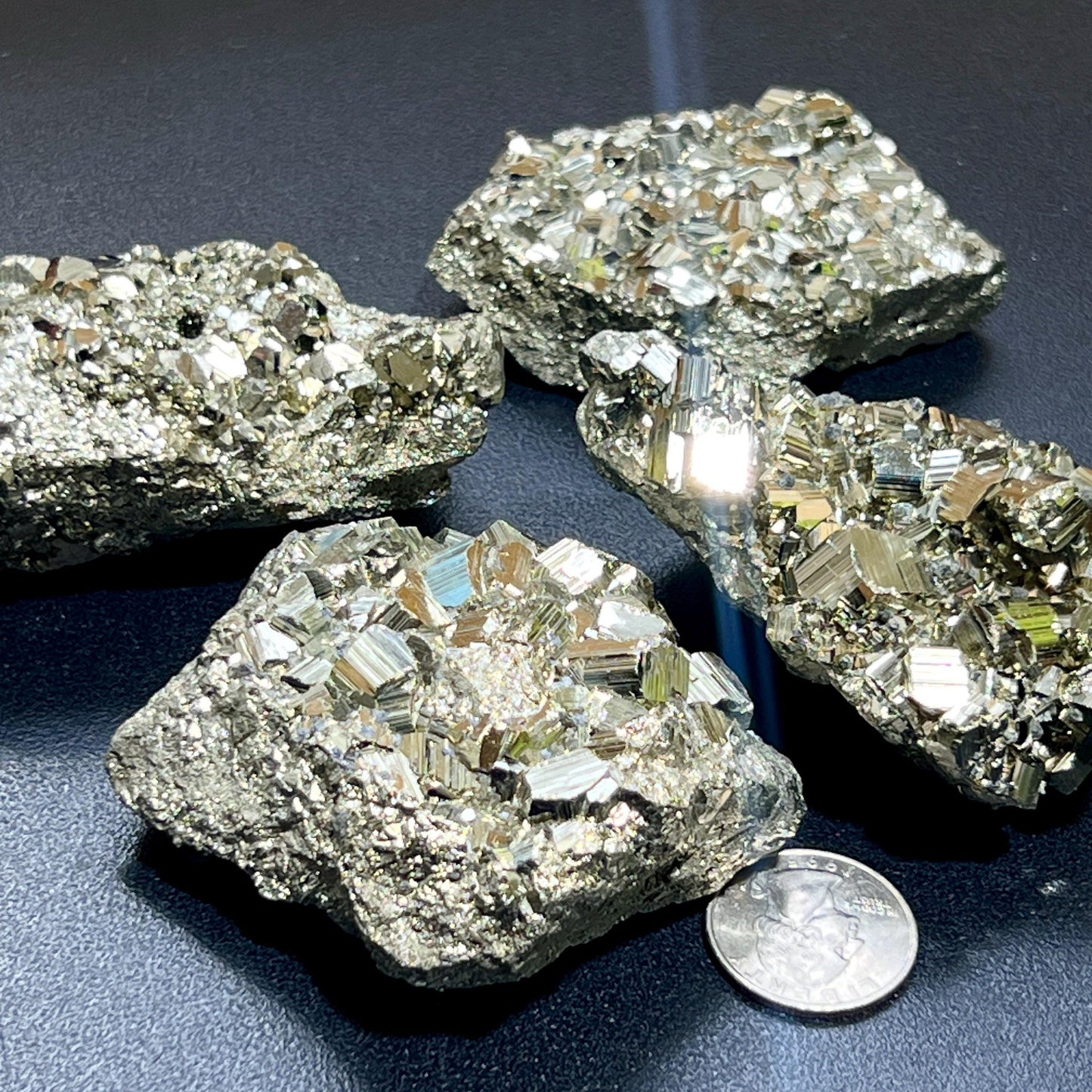 Extra Quality Premium Pyrite Crystal Clusters (By The Piece Or Pound) Peru Rough Cocos Fools Gold Nuggets Wholesale