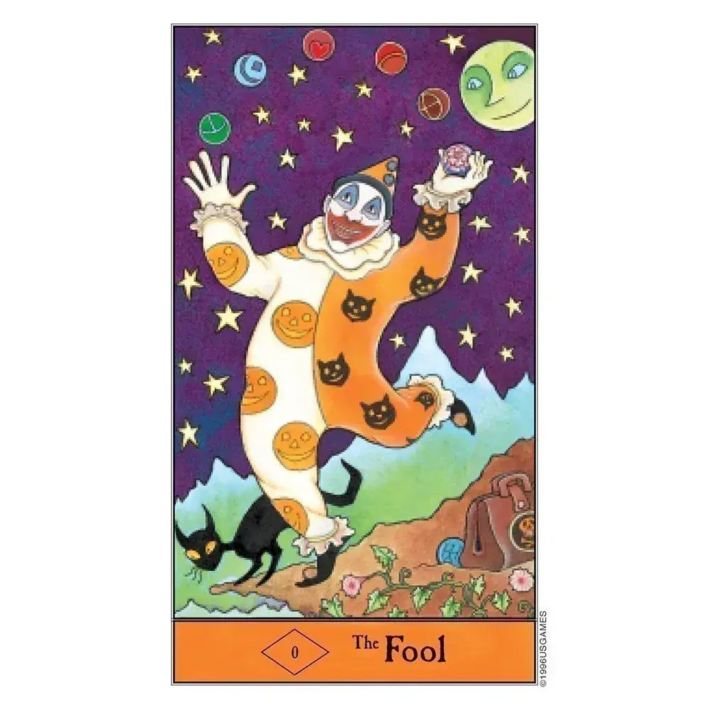 Mystical Halloween Tarot Deck In A Tin For Rituals