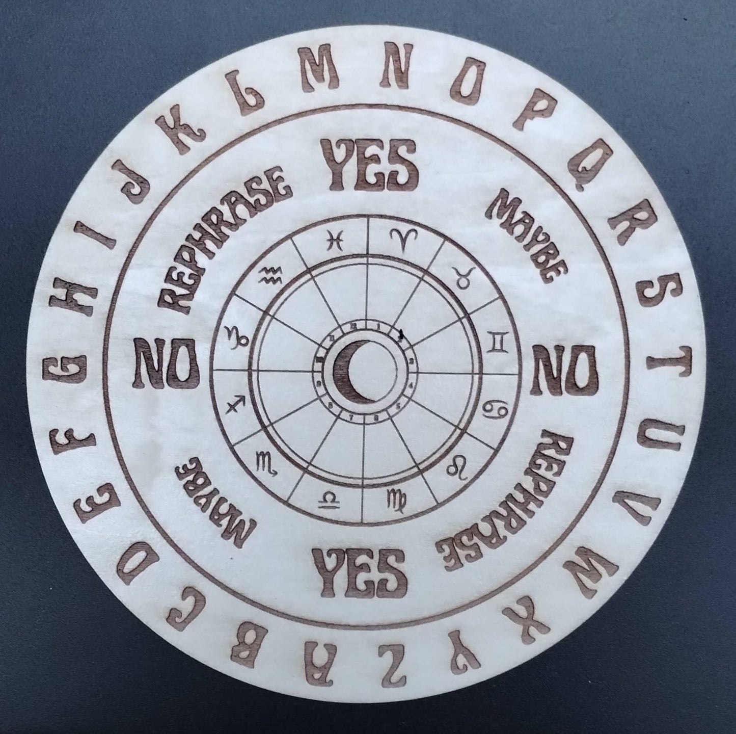 Divination Pendulum Boards in White Basswood for Healing
