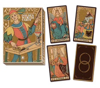 Premium Golden Wirth Tarot Deck with Mystical Foil