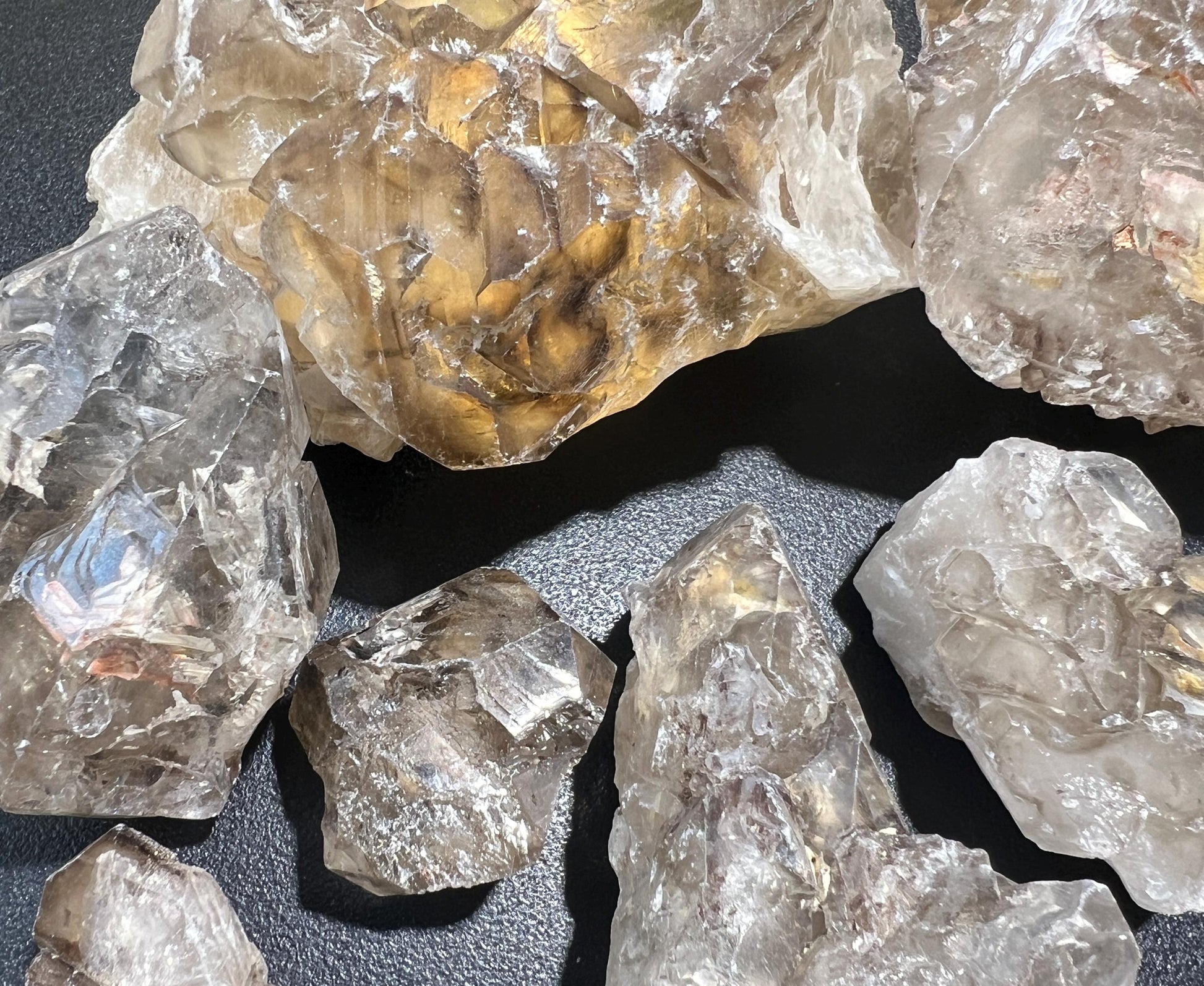 Elestial Alligtor Quartz Crystal Clusters Rough Raw Wholesale