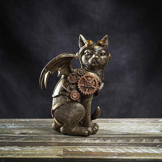 Steampunk Cat with Wings
