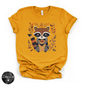 Fall Cartoon Raccoon Tee | Cute Autumn Trash Panda Graphic T-Shirt – product gallery image