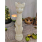 Cat Shaped Ritual Candle For Protection And Banishing