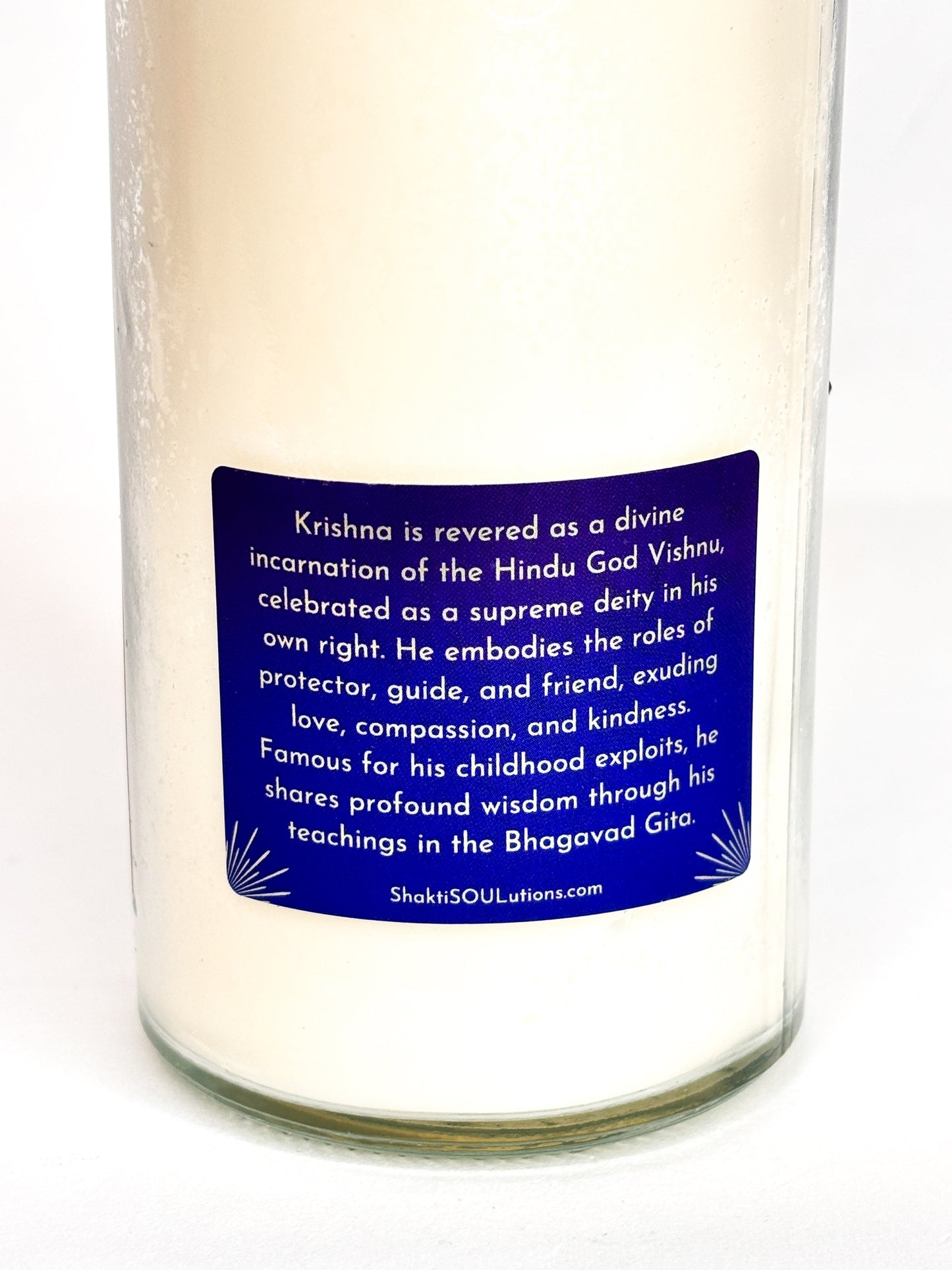 Krishna Crystal Altar Candle