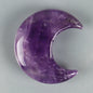 Assorted Natural Crystal Moons For Healing And Protection