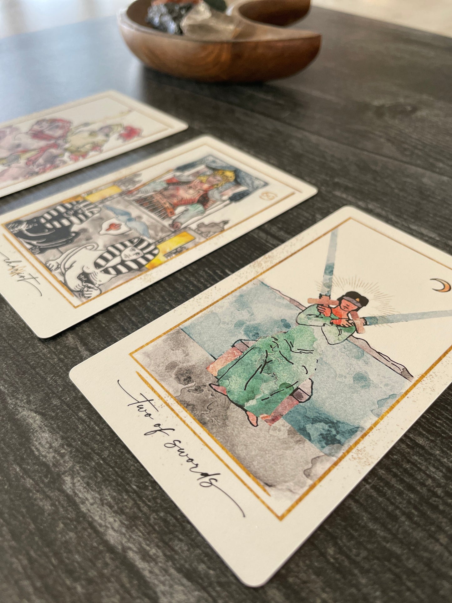 Modern Hue Tarot Deck: Reimagined Rider-Waite Watercolors
