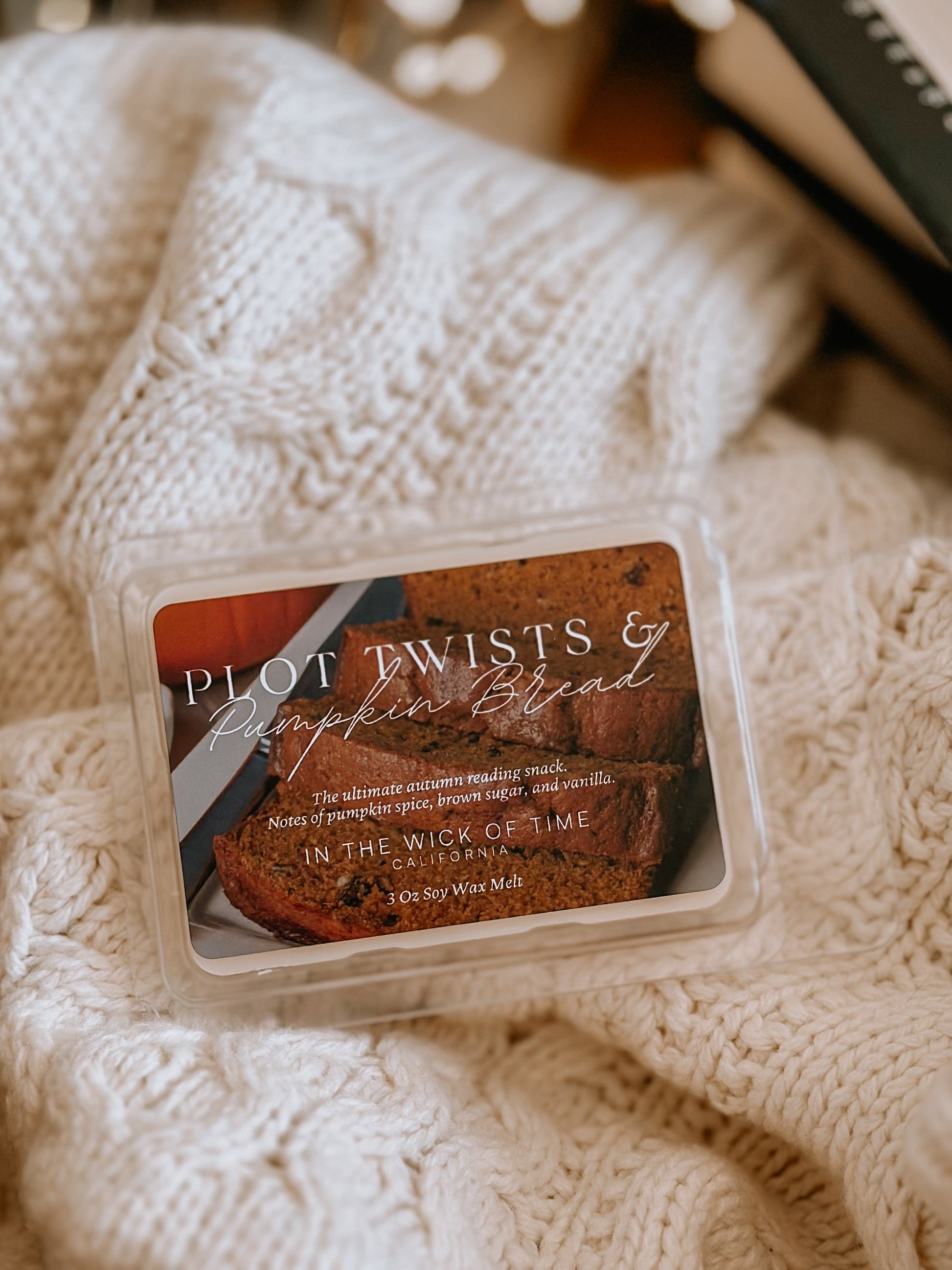 Plot Twists Pumpkin Bread Spiced Wax Melt Scent