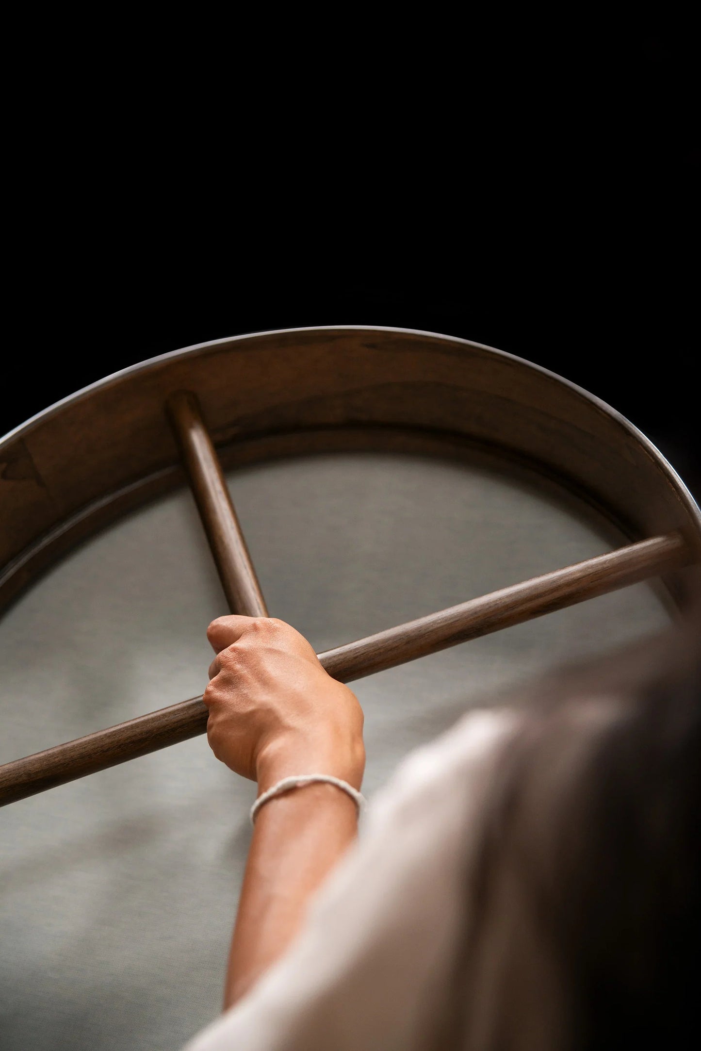Bodhrán Frame Drum – 18” with Napa Head for Rhythm & Ritual