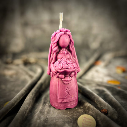 Beeswax Lada Love Motanka Spell Candle