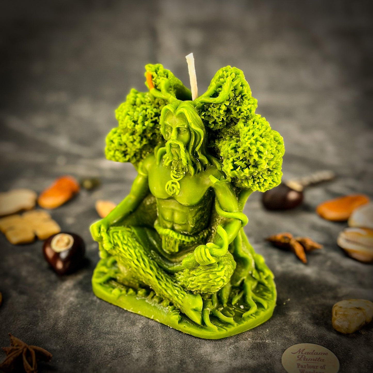 Horned God Candle Spell Kit - Cernunnos Nature Magic & Fertility