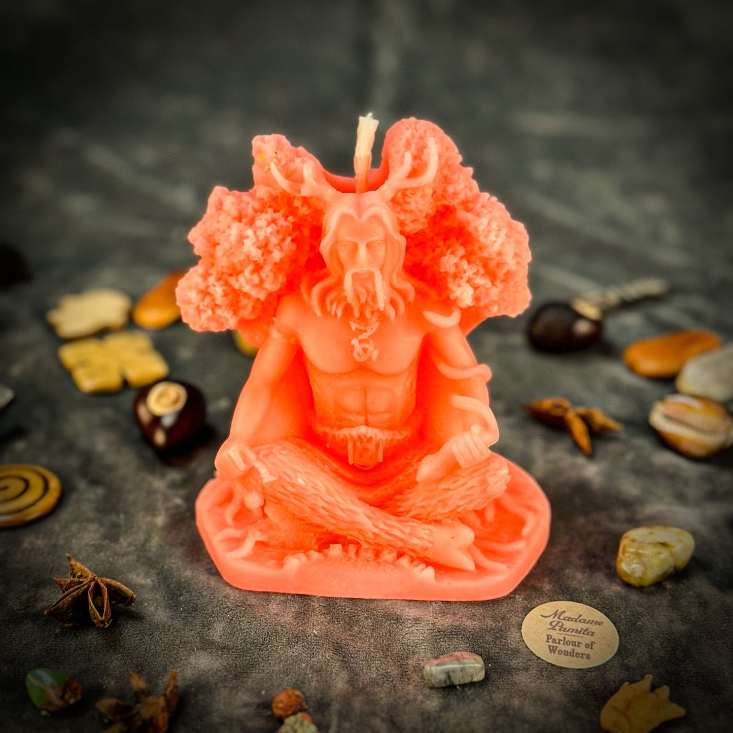 Horned God Candle Spell Kit - Cernunnos Nature Magic & Fertility