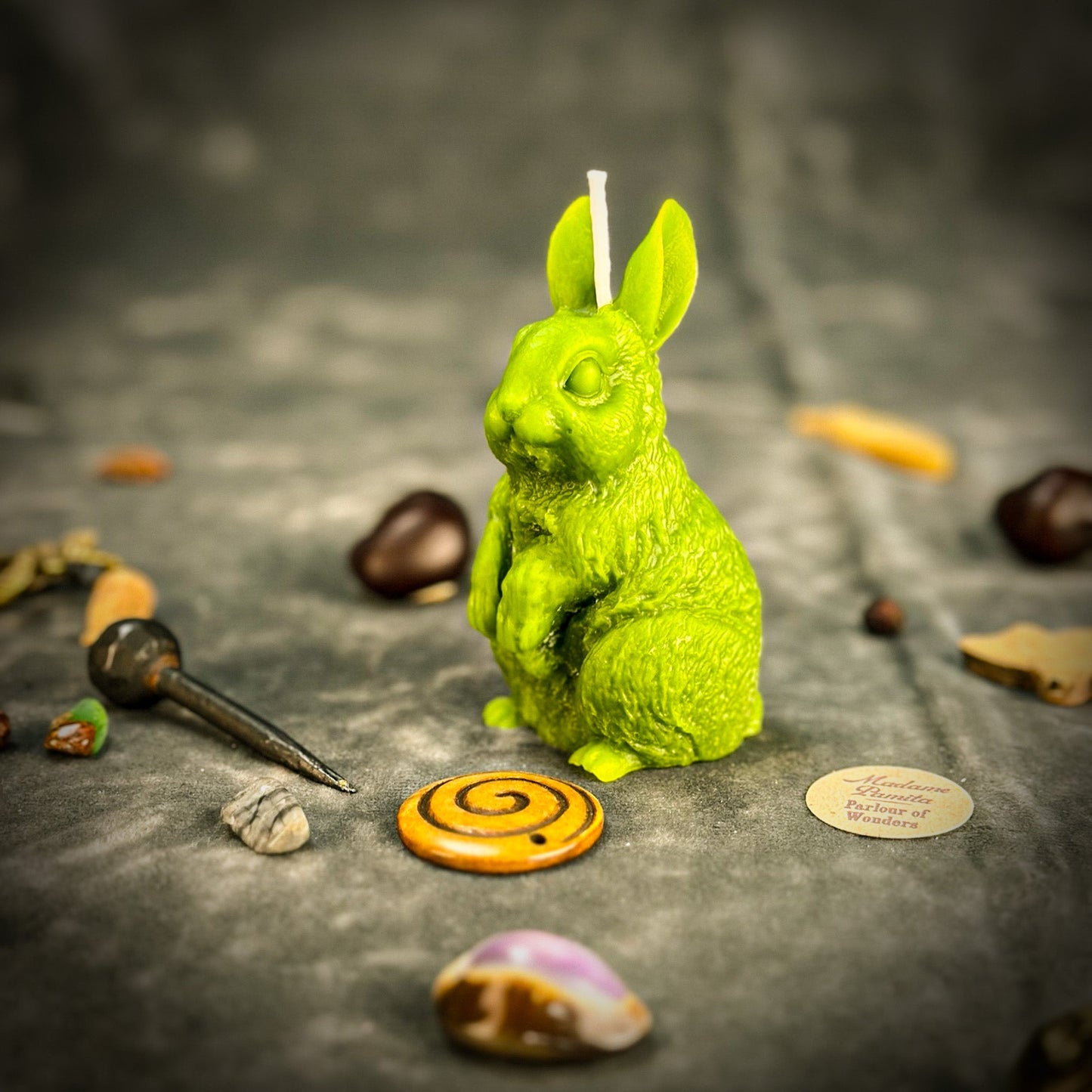 Enchanted Bunny Candle Spell Kit – Abundance & Quick Thinking Magic Ritual