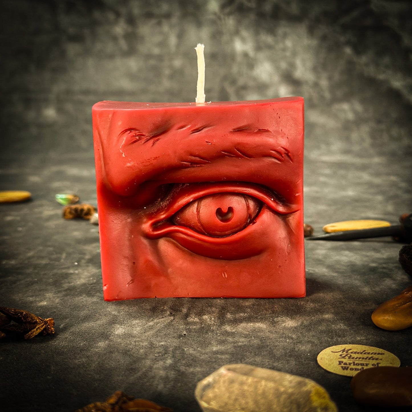 Beeswax Ex-Voto Eye Spell Candle