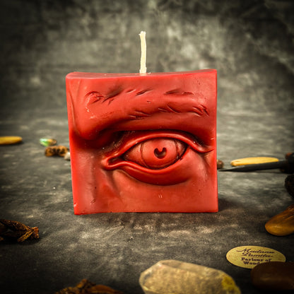 Beeswax Ex-Voto Eye Spell Candle