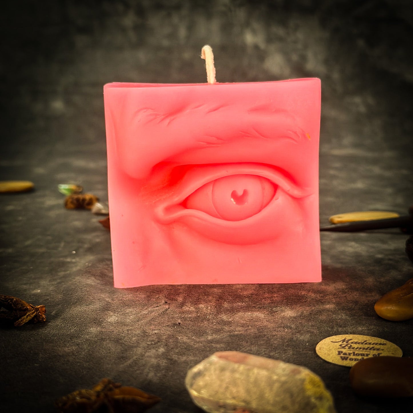 Beeswax Ex-Voto Eye Spell Candle