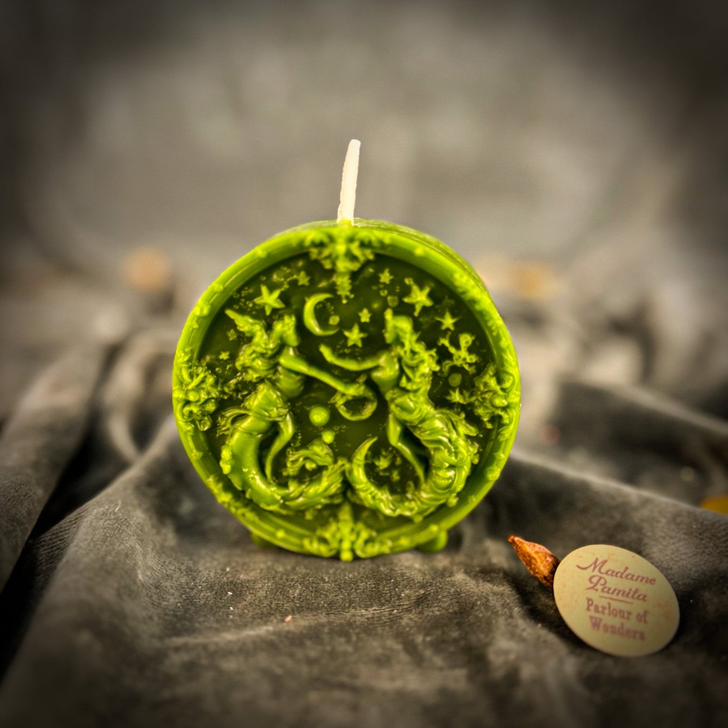 Beeswax Gemini Twins Zodiac Spell Candle