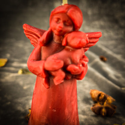 Beeswax Dog Guardian Spirit Spell Candle