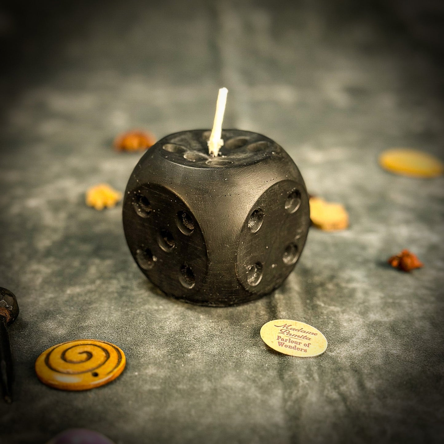 Lucky Dice Candle Spell Kit - Gambling Luck & Good Fortune