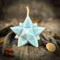Beeswax Pentagram Merkaba Protection Spell Candle