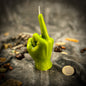 Beeswax Middle Finger Spell Candle