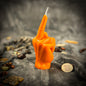 Beeswax Middle Finger Spell Candle