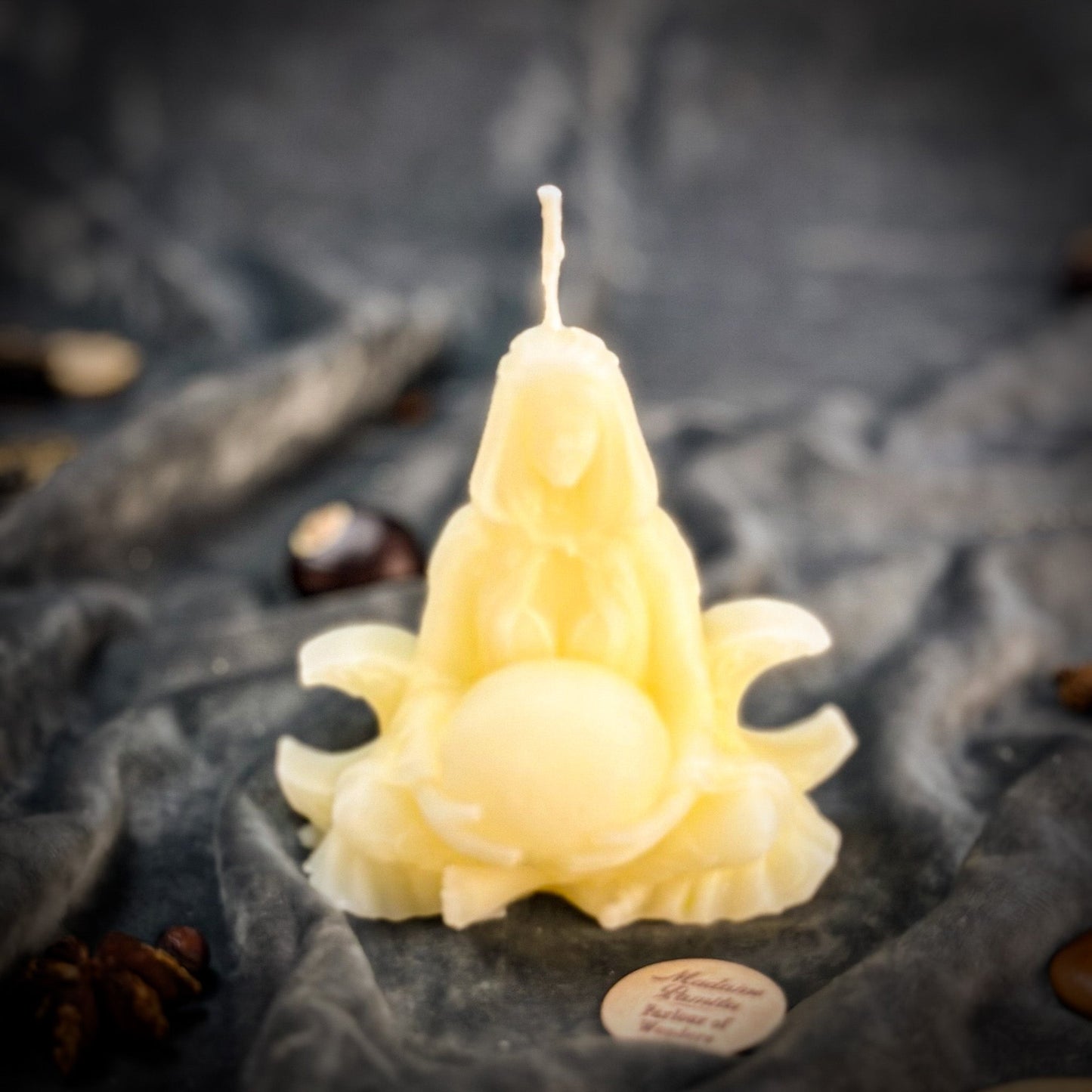 Moon Goddess Candle Spell Kit - Lunar Magic & Divine Feminine Energy