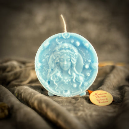 Beeswax Virgo Maiden Zodiac Spell Candle