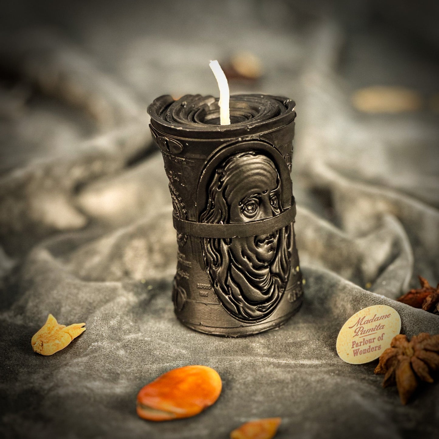 Beeswax Pay Me Spell Candle