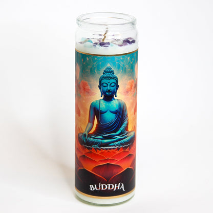 Buddha Crystal Altar Candle